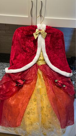 Girls winter bell princess costume