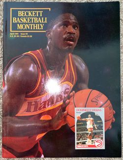 Beckett Basketball Card Monthly April 1991 Dominique Wilkins Issue #9