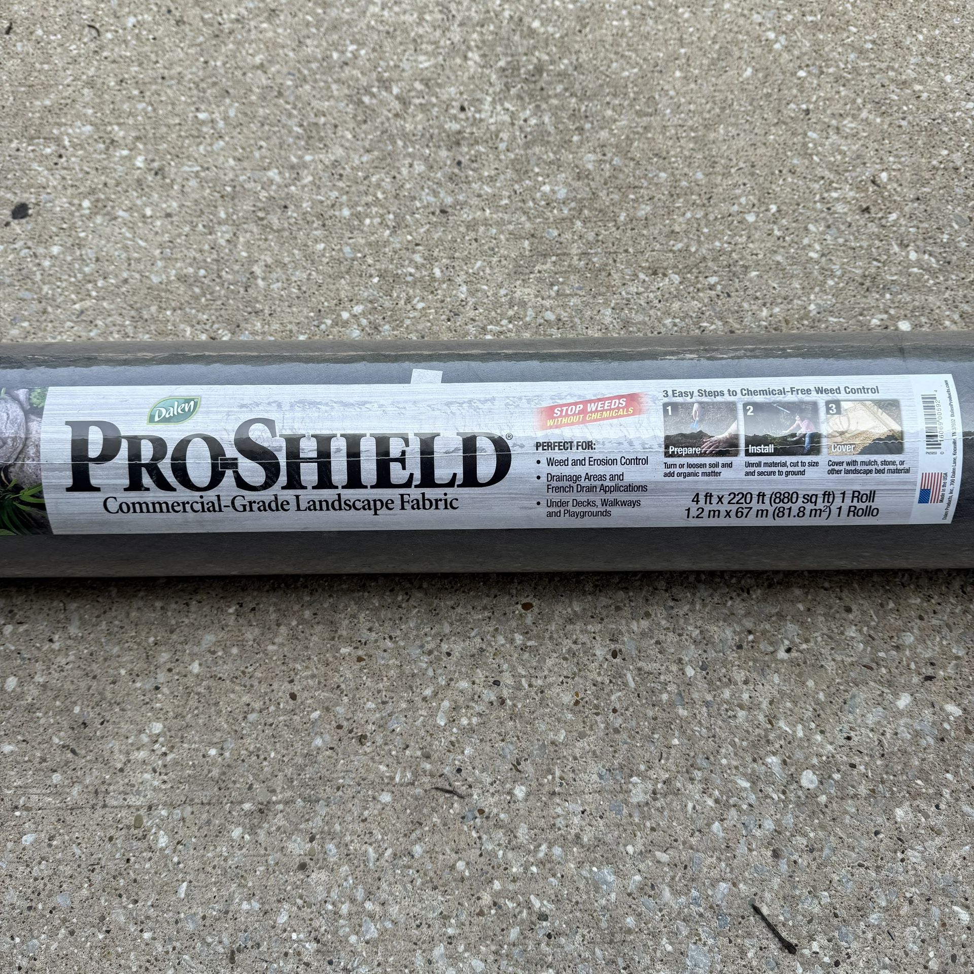 Dalen Pro-Shield Commercial Grade Landscape Fabric - 4’ x 200’ - NEW -$20
