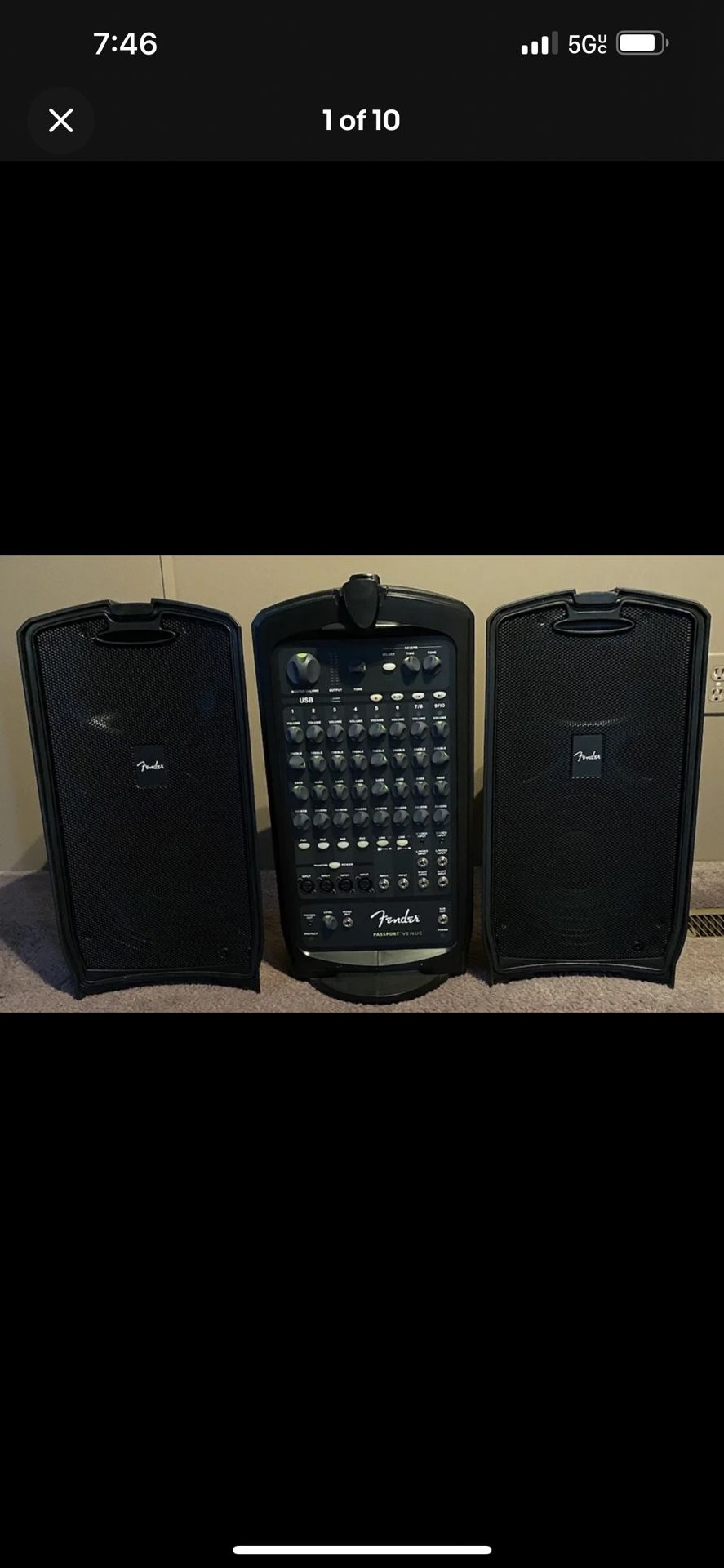 Fender Passport Venue 600W Portable PA System
