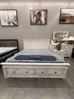 4 PC KING BEDROOM SET
