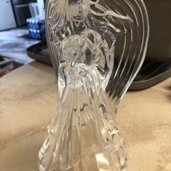 Crystal Angel Figurine Candle Holder 