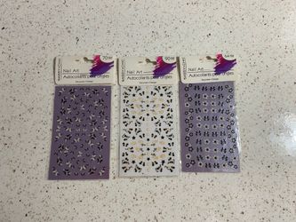 3 pack nail stickers