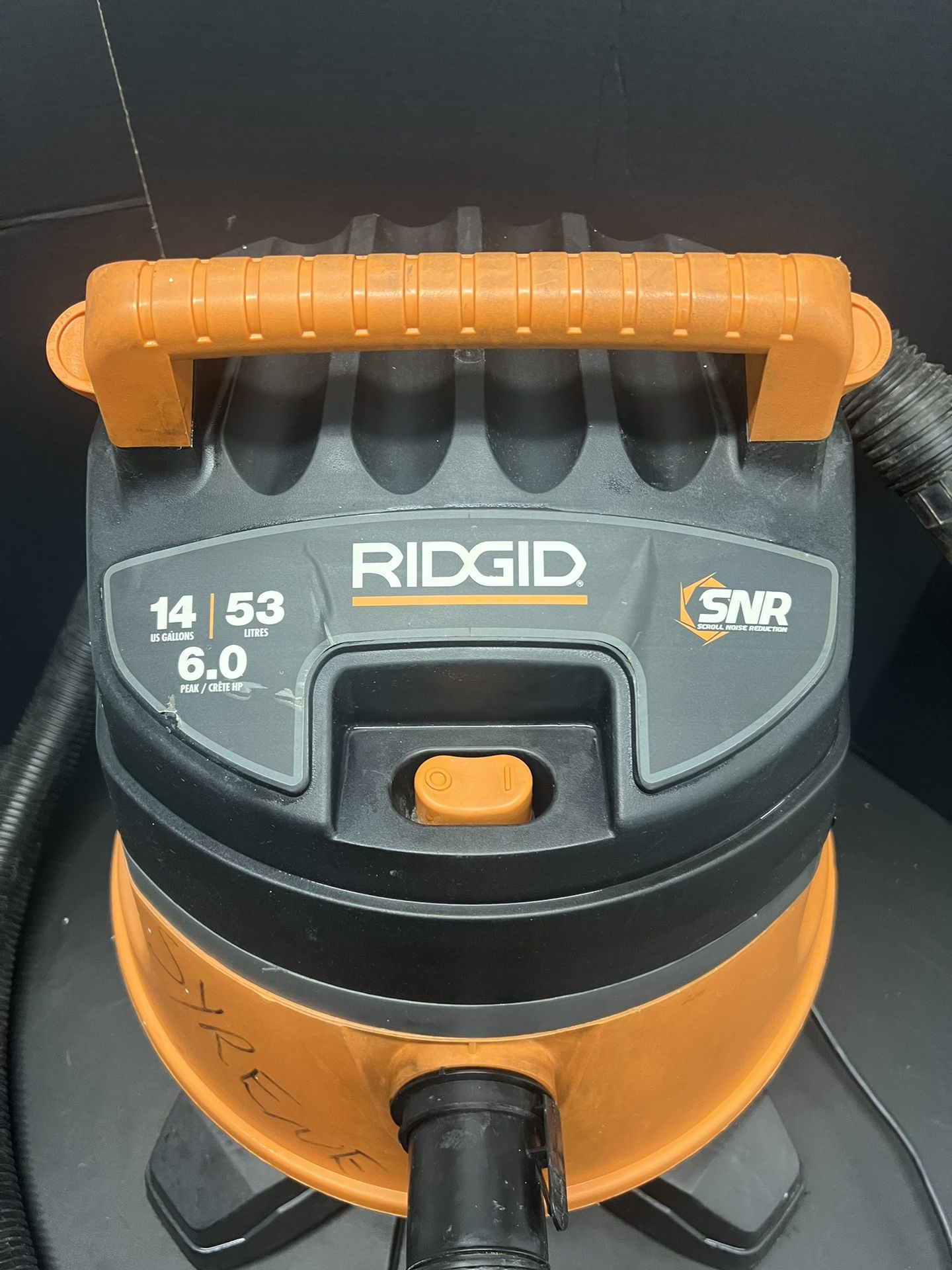 6.0 Rigid, Wet, Dry Vacuum With 14 Gallon Capacity