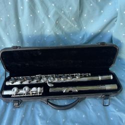 Emerson Soloist Flute, USA, Silver-Plated, Very Good Condition