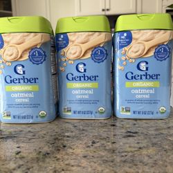 Gerber Organic Oatmeal 