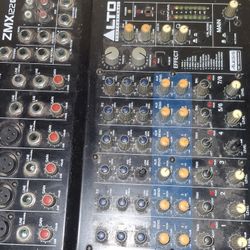 8 Channel Compact Mixer With Effects 