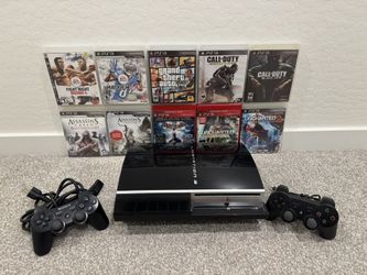 PlayStation 3 w/10 Great Games!