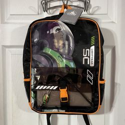 Disney Buzz Lightyear  Backpack with Side and Front Pockets.  Brand New With Tags . 