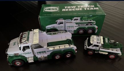HESS tow truck toy - new