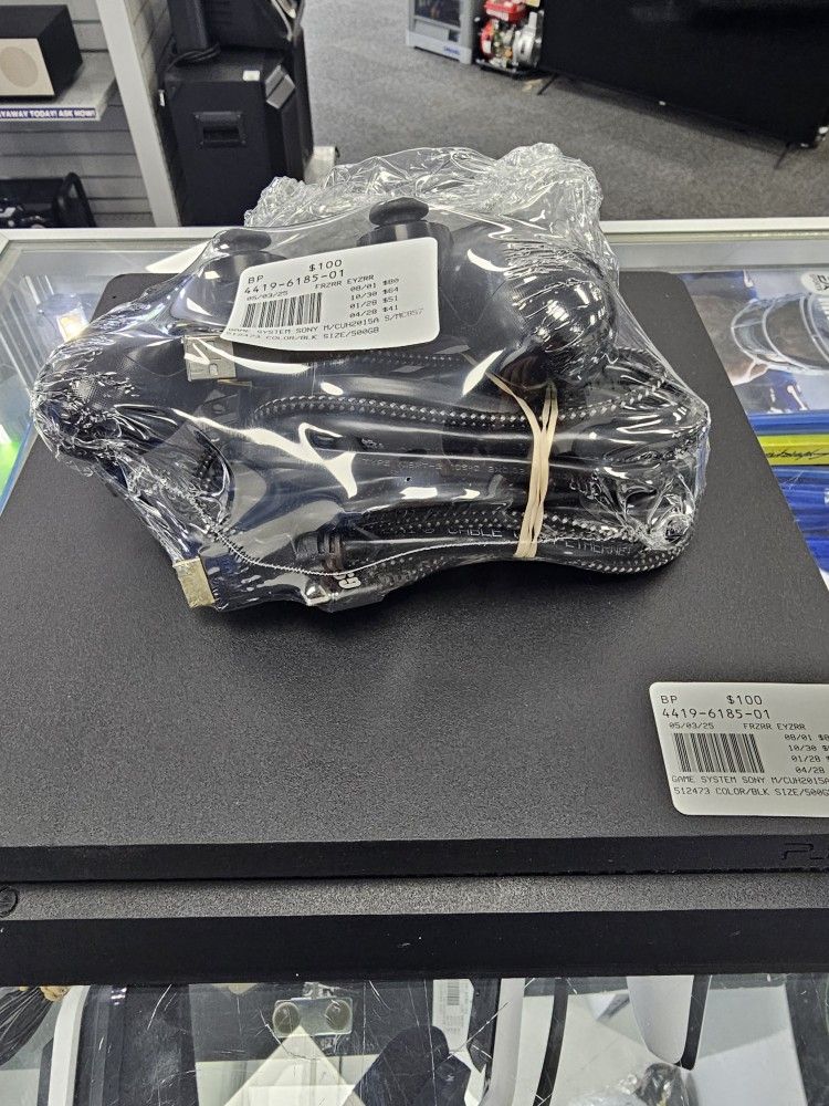 PS4 Slim 500GB With Cords and Controller. ASK FOR RYAN. #4(contact info removed)-01