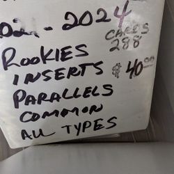 Binders Of Football Cards