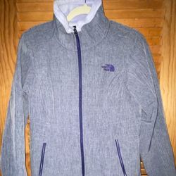 The North Face Womens Gray/Purple Thermal Jacket Size M