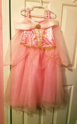 Disney Aurora Dress Up Dress size 5/6 New