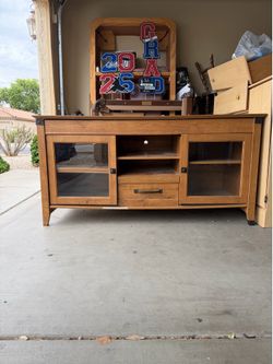 Entertainment center gently used
