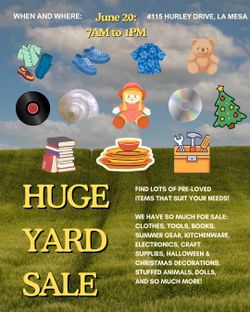 Huge Yard Sale