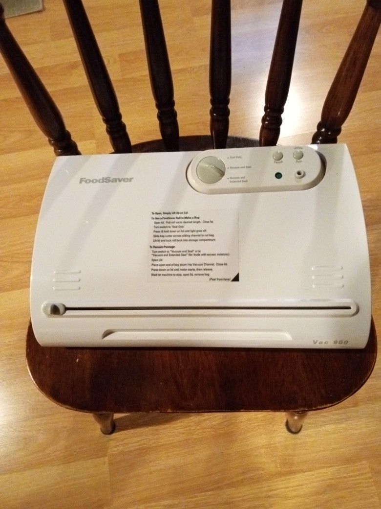 Food Saver With Bags Meet Up Pick Up Only