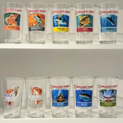 Complete Set of Rare Ballast Point Pint Glasses
