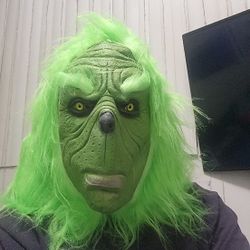 Grinch Halloween Or Christmas Mask