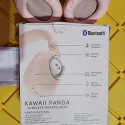 Bass Jaxx Bluetooth Kawaii Panda Wireless Headphones