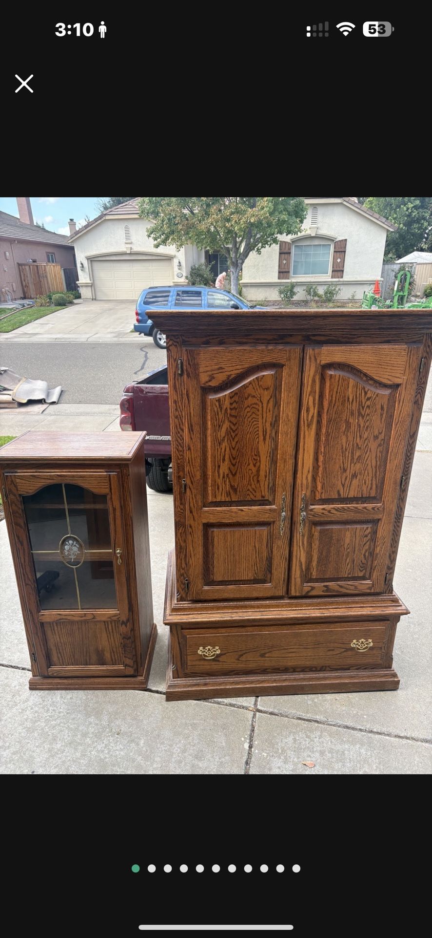 Two Solid Wood Dressers Excellent Condition