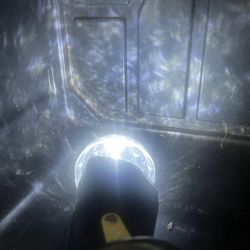 Moving White Yard Light Spotlight Holiday Snow Christmas Decor- $15 Each