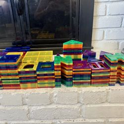 300+ Piece Set of Picasso Magnet Tiles