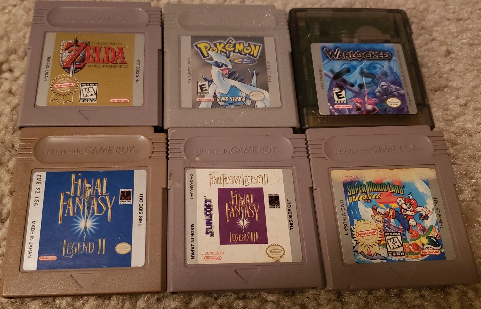 6 Gameboy Games