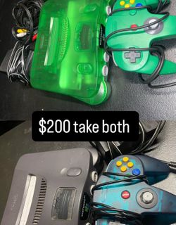 Nintendo 64s jungle green