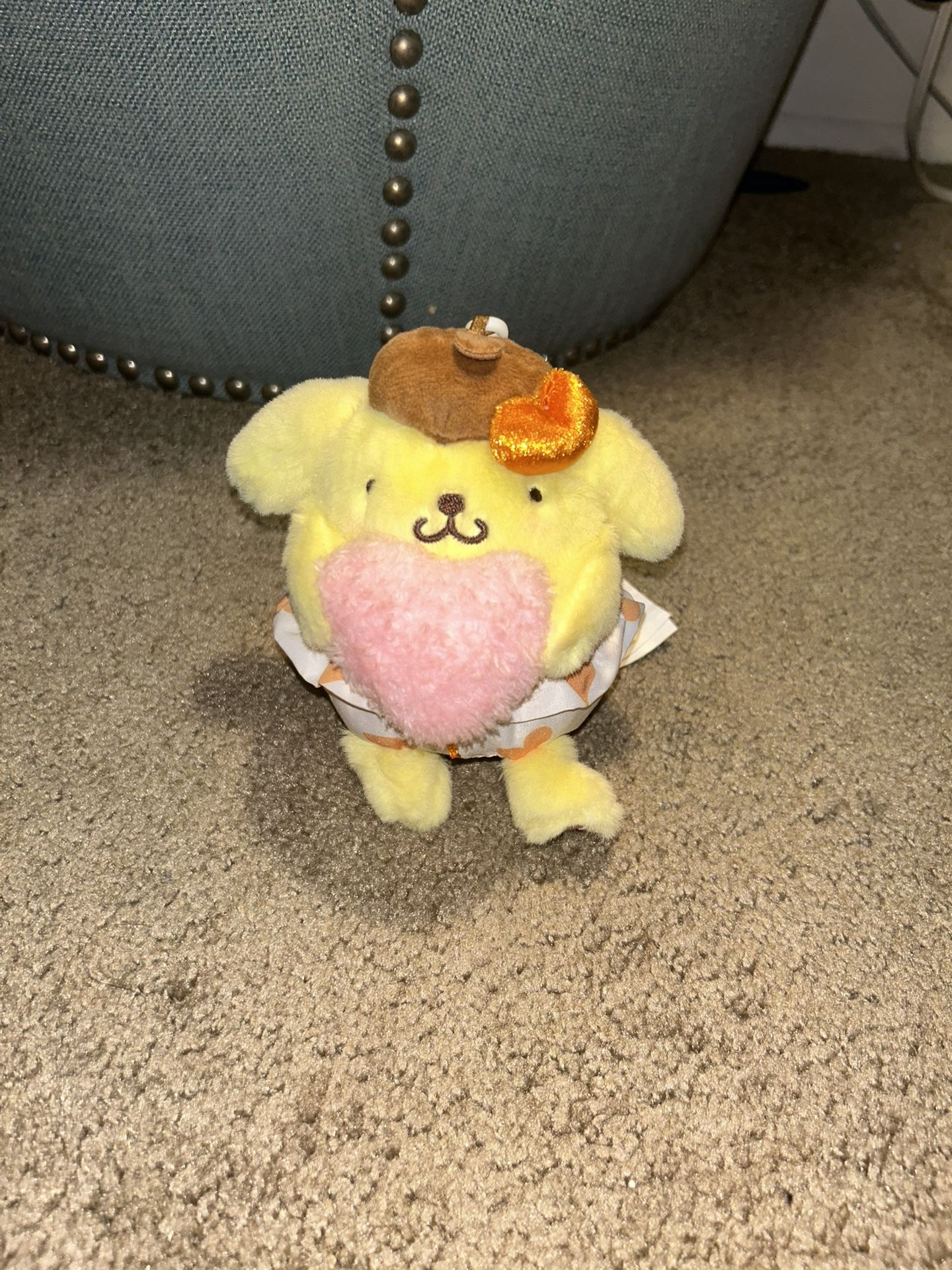 Pompompurin Plushy Keychain