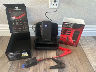 Title: Monster 8000mAh Jump Starter Power Bank 600A –