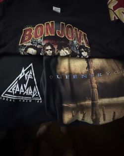 Vintage Rock Concert T Shirts, Great condition 1990s