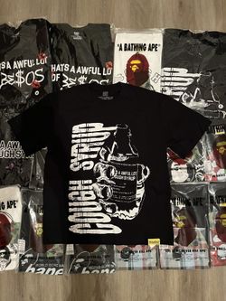 black and white cough syrup shirt medium large available