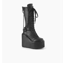 Demonia SWING-150 Black size 10 New.