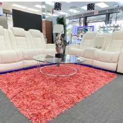 Power Reclining Sofa And Love Seat Available For Immediate Delivery