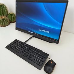 Lenovo 22” Touchscreen Full HD PC AIO Desktop / Windows 11 / HDD 1TB / RAM 8GB / WiFi / CD-DVD / Camera / Bluetooth / Keyboard & mice