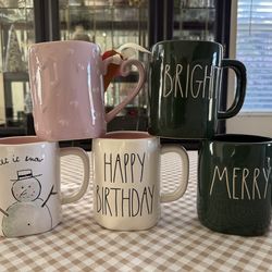 Rae Dunn and Heart Mugs