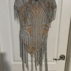 Rhinestone Body Suit