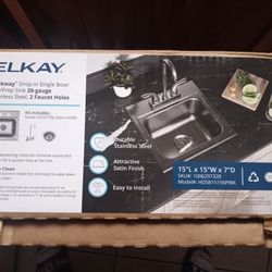 ELKAY Drop-in Single Bowl Bar/ Prep Sink