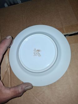 White Ceramic Dinner PlateSignature Collection~Select 6" Fine China Coronet Pattern 117 Japan 3 Pcs Plates