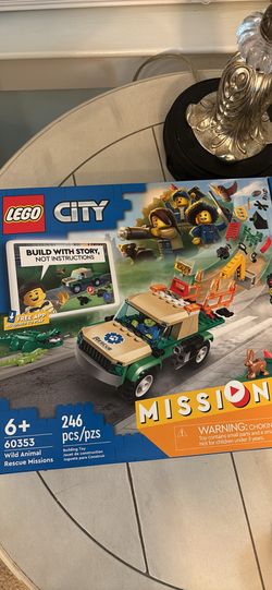 Lego Missions 60353 Wild Animal Rescue Missions New 