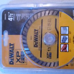 Dewalt Xp Diamond Saw Blade 4 1/2. ( NEW )
