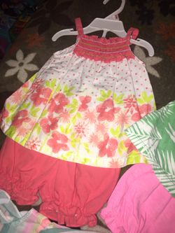 $3 each or $12 all baby clothes babygirl 12 months