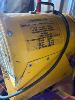 California Turbo Portable Fan
