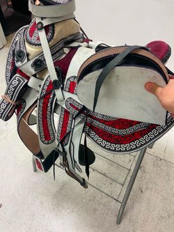 Nueva montura charra bordada