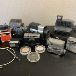 Large Vintage Camera Collection 