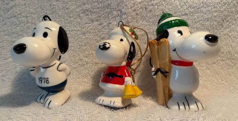 ‘58 Snoopy Ornaments (3)