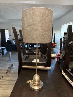 Linen Brushed Table Lamp