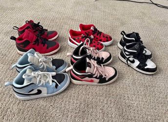 Lot of size 2 Toddler Nike/Jordan Sneakers