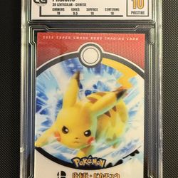 CG Pristine 10 2023 Pokemon Super Smash Bros #P-16 Pikachu Camilii 3D Lenticular